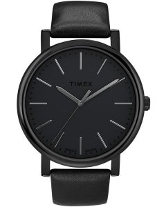 Zegarek Timex Originals Oversized Black Leather - męski